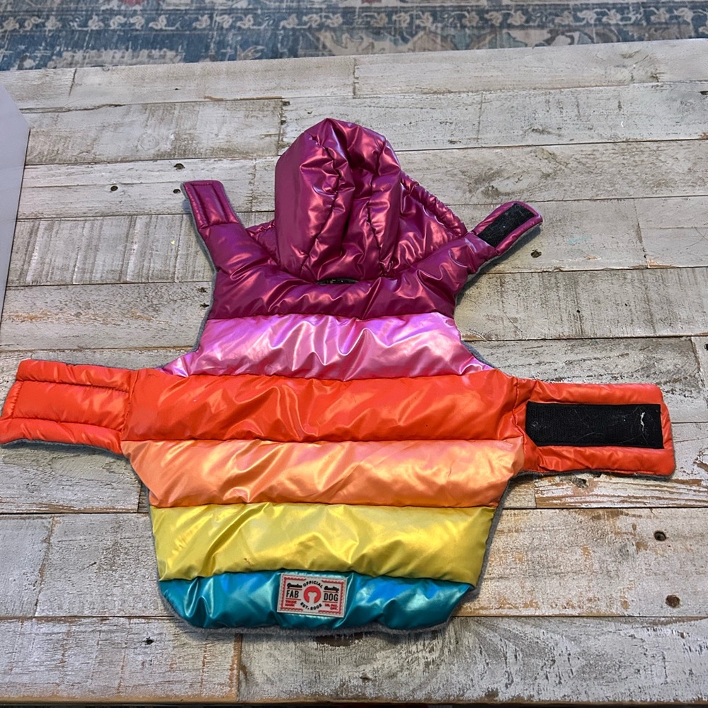 Colorful Dog Jacket - Picture 2 of 8